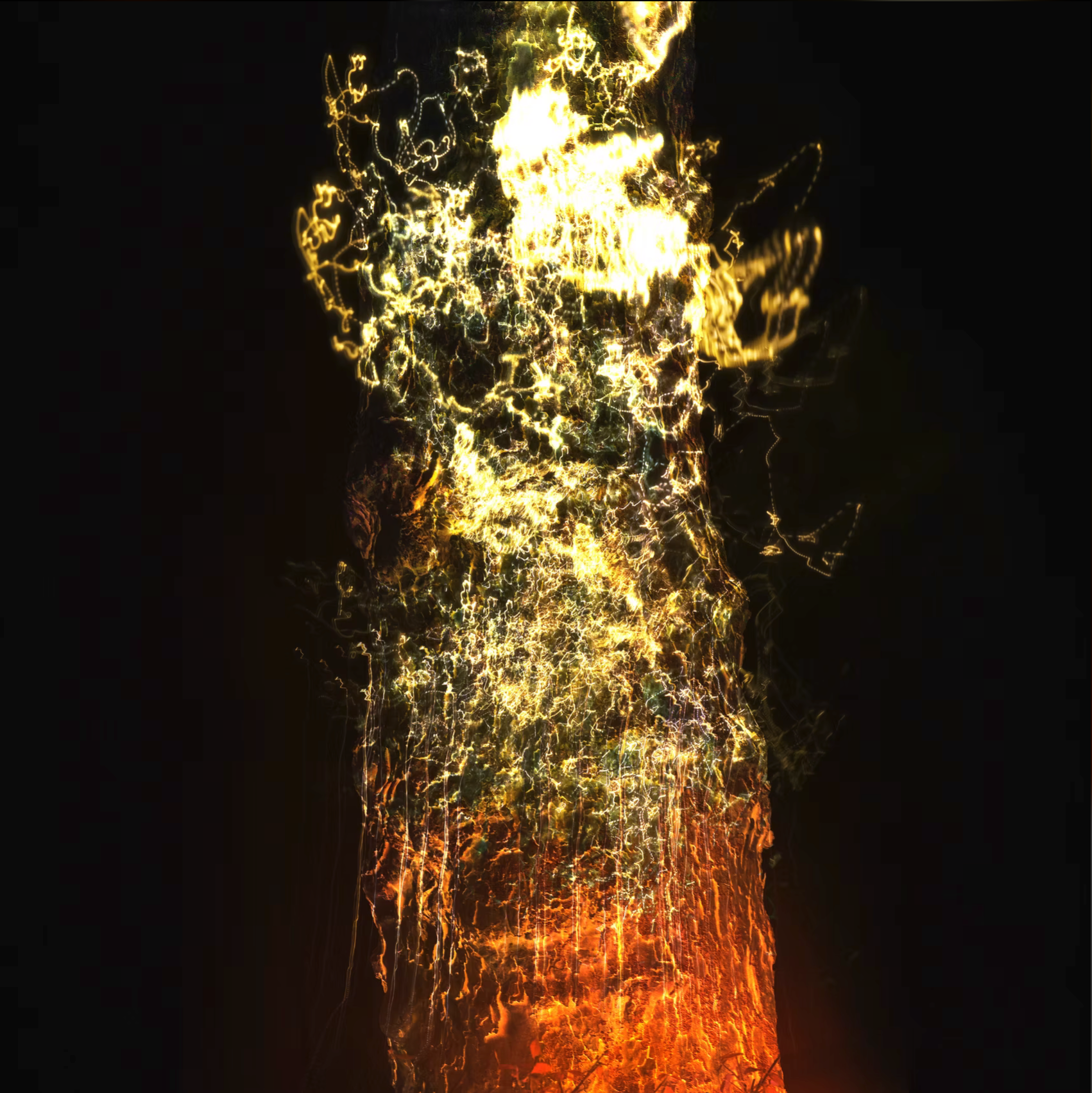 Iyho, Colorful expectations, 2022 digitally altered photo on metal paper, 100 x 100 cm